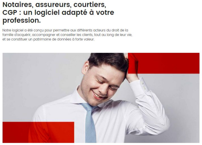 printscreen Testamento lance son offre pour les professionnels
